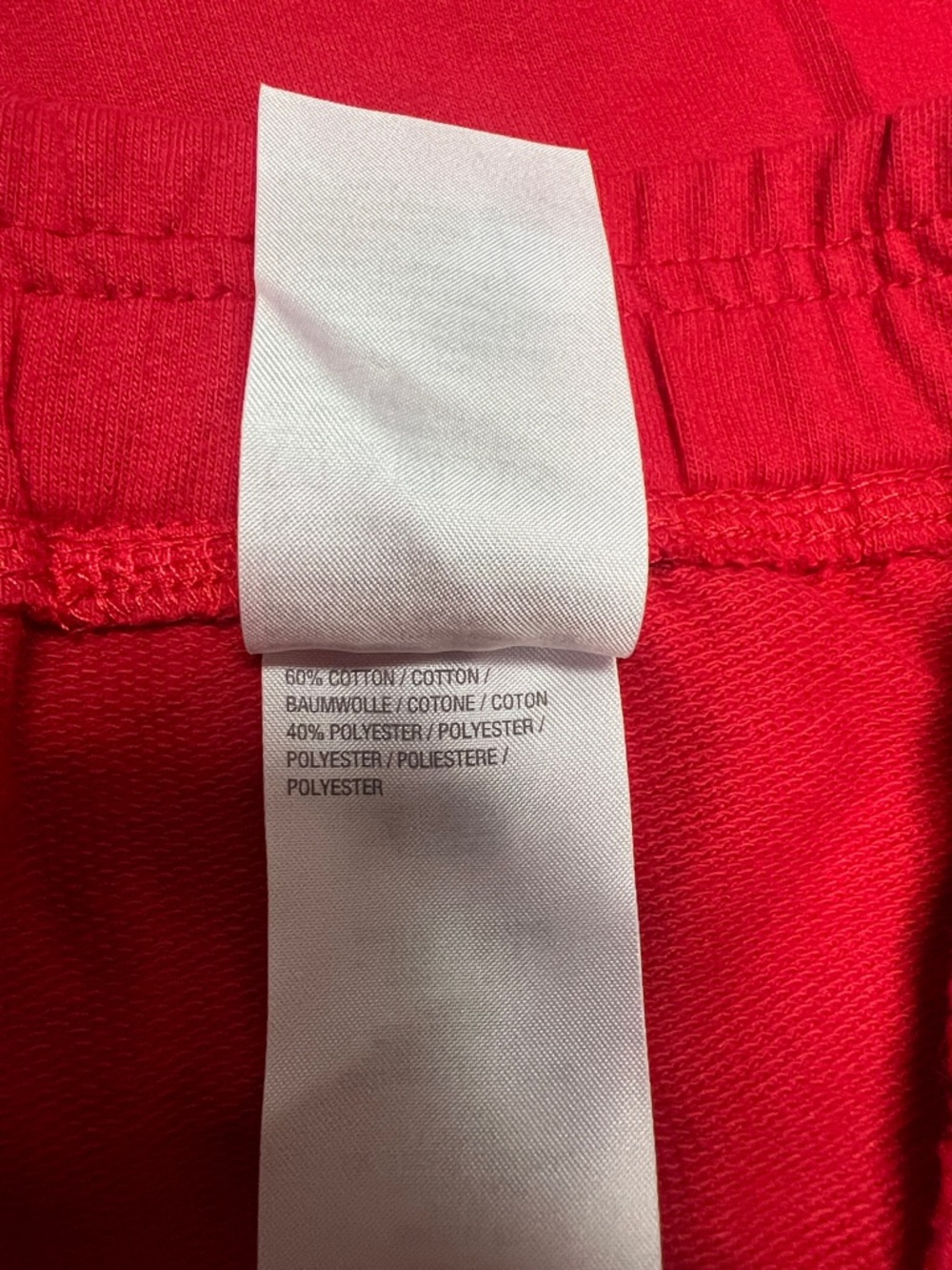 Quacker Factory Red Elastic Waist Capris with Gold Anchor Sparkly Accents - 1X - Picture 16 of 16